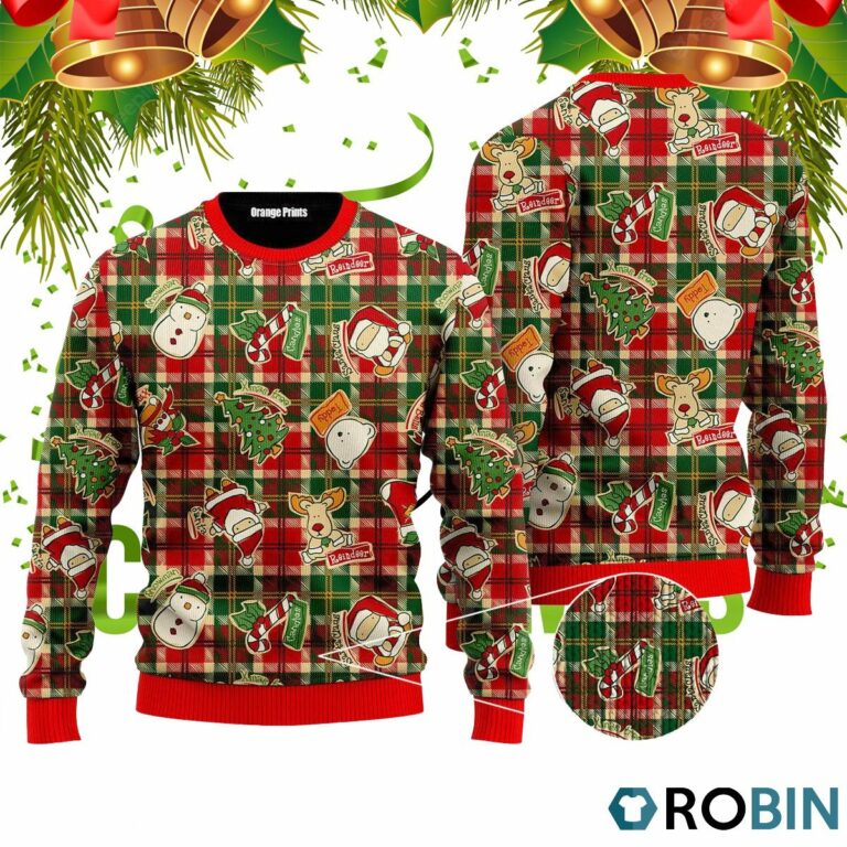 This Is My First Christmas 3D Print Ugly Christmas Sweater RB4020