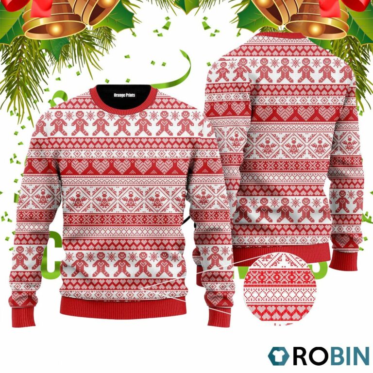 This Is My Red Old Here 3D Print Ugly Christmas Sweater RB4447