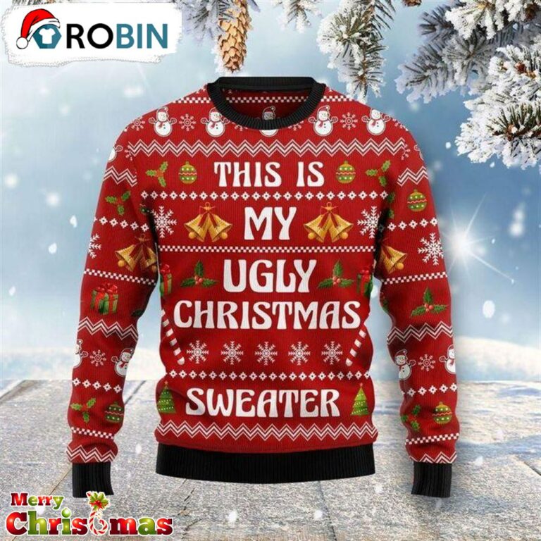 This Is My Ugly Christmas Sweater – Retro Christmas Sweater