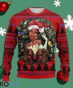 Tiana Princess Noel Merry Christmas Ugly Christmas Sweater