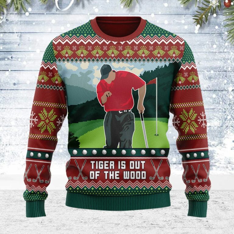 Tiger Is Out Of The Wood Christmas Ugly Sweatshirt, Sweater