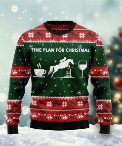 Time Plan For Christmas Ugly Sweatshirt, Sweater