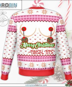 Tinsel Tits Funny Ugly Christmas Swater Tinsel Tits Funny Ugly Christmas Swater