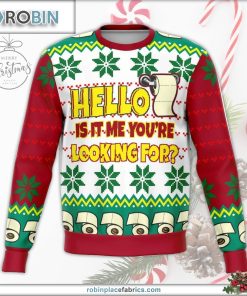 tissue hello ugly christmas sweater 14 gB8tW