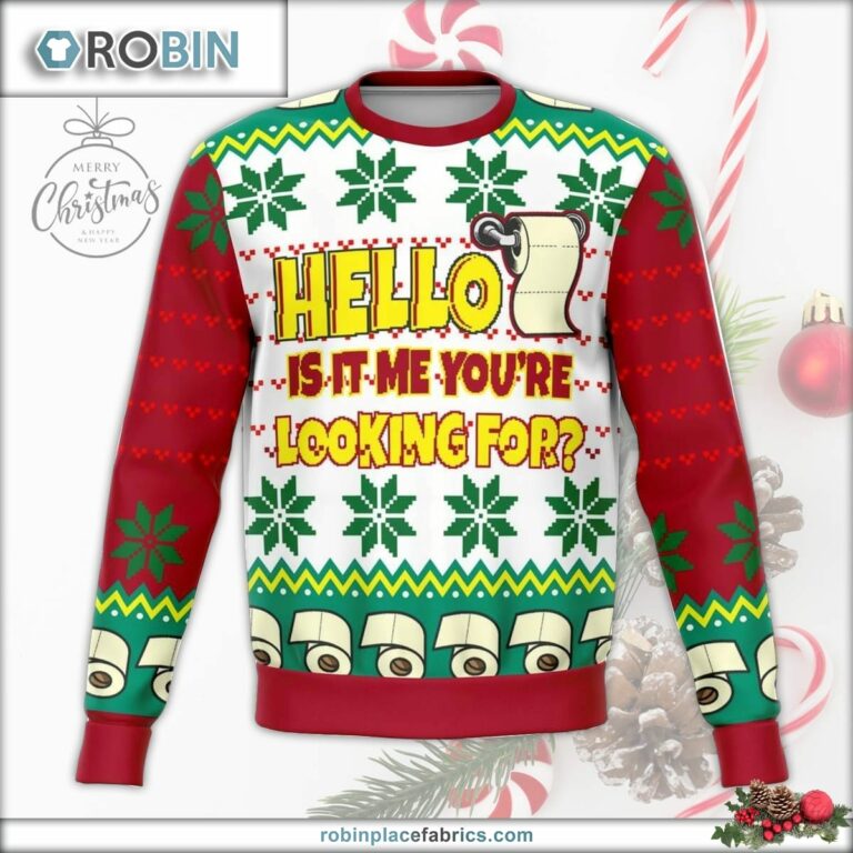 Tissue Hello Ugly Christmas Sweater