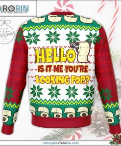 Tissue Hello Ugly Christmas Sweater