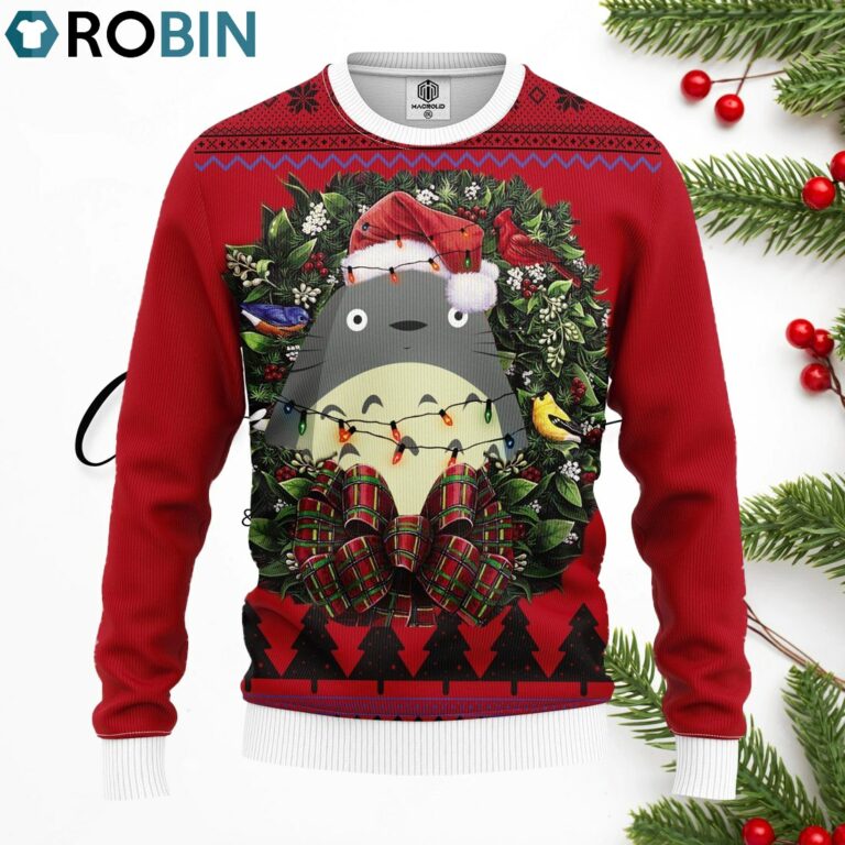 Totoro Noel 1 Merry Christmas Ugly Christmas Sweater