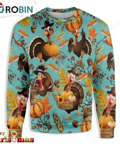 Turkey Ugly Christmas Sweater – Lover Xmas Sweater Gift – Xmas Ugly Sweater RB3149