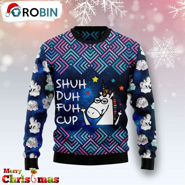 Unicorn Galaxy Cool Ugly Christmas Sweater – Lover Xmas Sweater Gift – Xmas Ugly Sweater RB5108