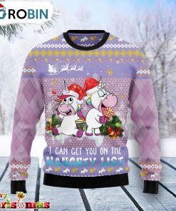 Unicorn I Can Get You On The Naughty Ugly Christmas Sweater – Best Gift For Christmas RB9896