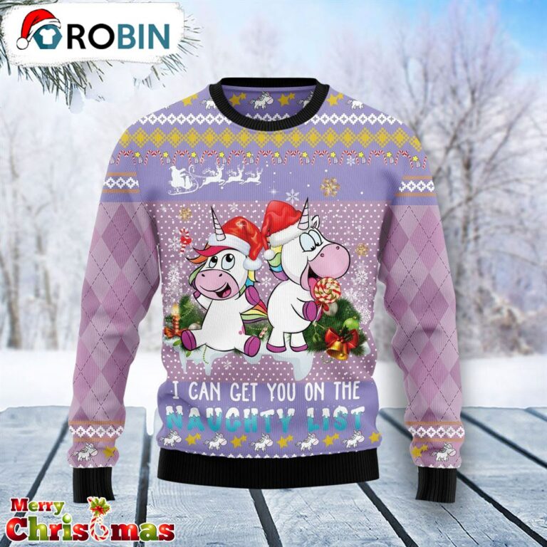 Unicorn I Can Get You On The Naughty Ugly Christmas Sweater – Best Gift For Christmas RB9896