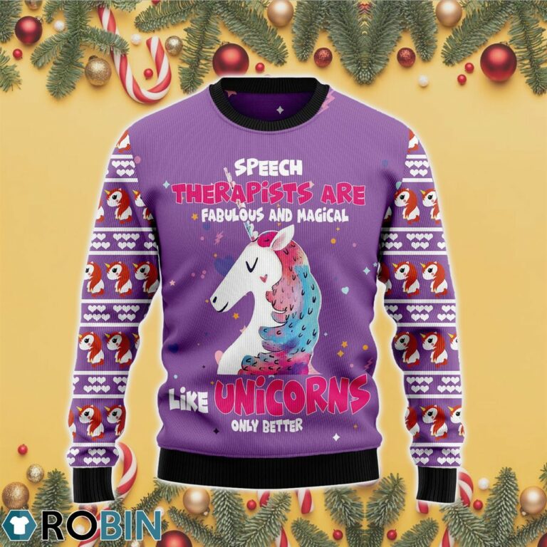 Unicorn Magical 3D Print Ugly Christmas Sweater RB4447