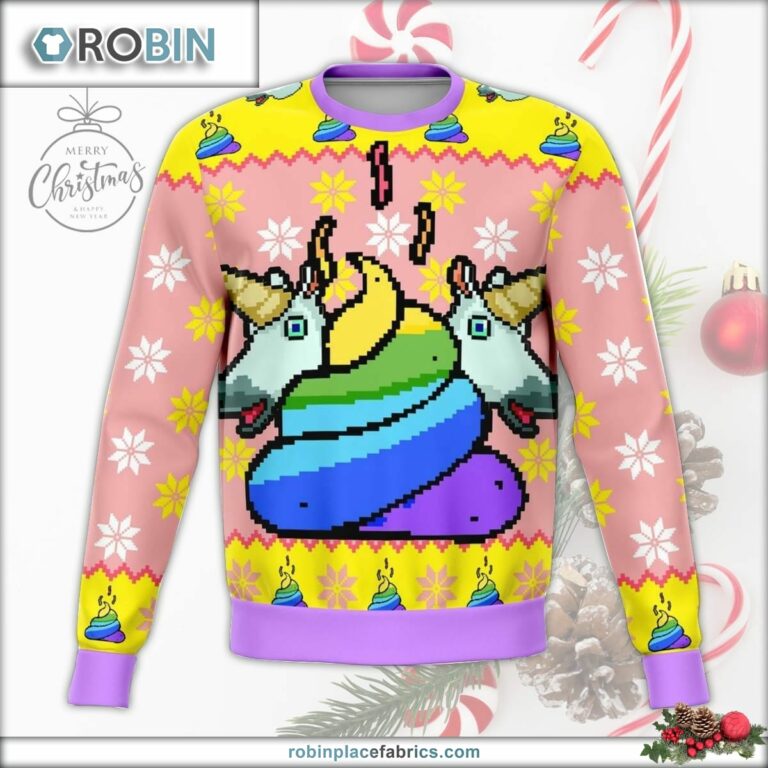 Unicorn Poo Ugly Christmas Sweater