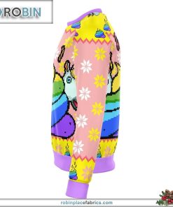 unicorn poo ugly christmas sweater 312 CN8Ha