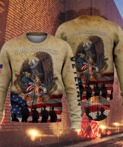 US Veteran All Over Printed Ugly Sweatshirt, Sweater