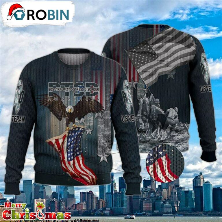 Veteran Ugly Christmas Sweater Unisex – Xmas Ugly Sweater RB5594