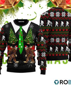 Vintage Bigfoot Christmas Ugly Christmas Sweater RB4234