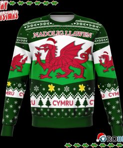 Wales Christmas Ugly Sweatshirt, Sweater
