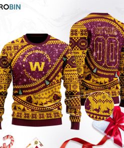 washington football team football ugly christmas sweater sweatshirt swt k3dkxv