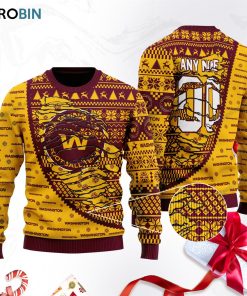 washington football team football ugly christmas sweater sweatshirt swt p0z86h