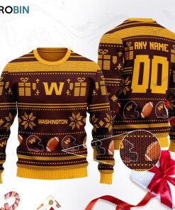 washington football team football ugly christmas sweater sweatshirt swt u1woc1