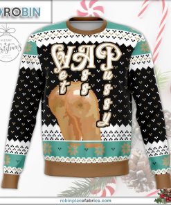wet ass puy initials ugly christmas sweater 6 rIc0t