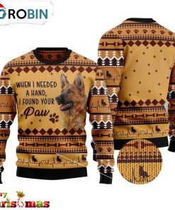 When I Need A Hand I Found Your Paw Cute Ugly Christmas Sweater – Best Gift For Christmas RB4476