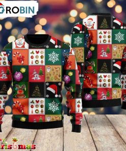 Xmas Fancy Santa Claus Unisex Ugly Christmas Sweater RB4720