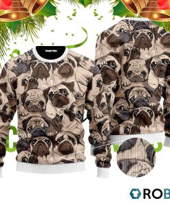 Yappy Holidays Puppy Dog Ugly Christmas Sweater RB2003