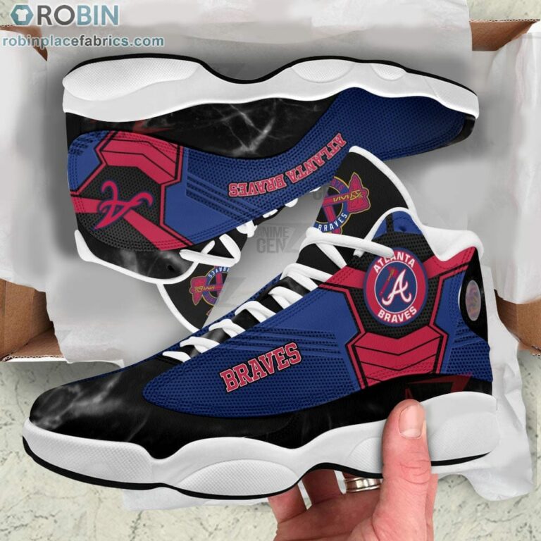 Atlanta Braves Air Jordan 13 Sneakers MLB Baseball – JD13