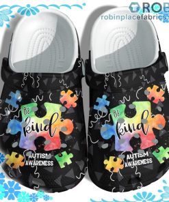 Be Kind Autism Puzzel Crocs Clog Shoes Be Kind Autism Puzzel Crocs Clog Shoes