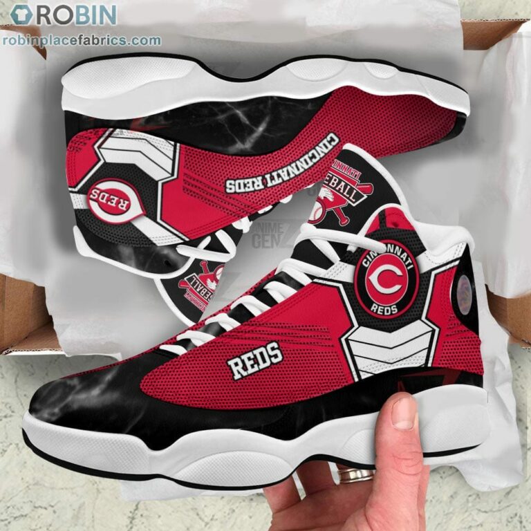 Cincinnati Reds Air Jordan 13 Sneakers MLB Baseball – JD13