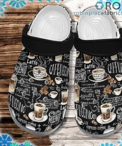 Coffee Cappuccino Lover Crocs Clog Shoes