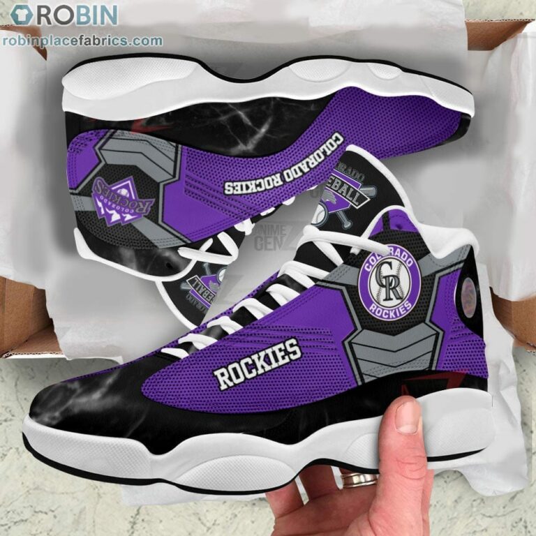 Colorado Rockies Air Jordan 13 Sneakers MLB Baseball – JD13
