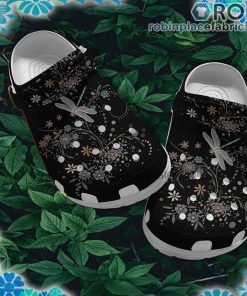 Dragonfly Boho Vintage Crocs Clog Shoes