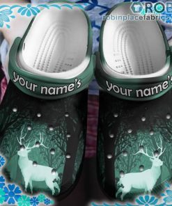 Fantasy Night With Deer Crocs Clog Shoes Fantasy Night With Deer Crocs Clog Shoes