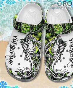 Fishing Bass Camping Crocs Clog Shoes Customize Name Fishing Bass Camping Crocs Clog Shoes Customize Name