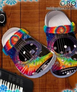 Guitarist Hippie Music Crocs Clog Shoes