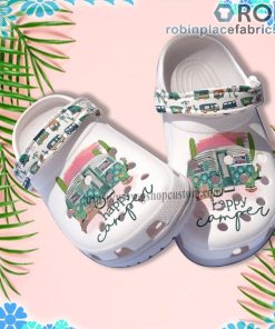 Happy Camping Cactus Desert Cute Crocs Clog Shoes