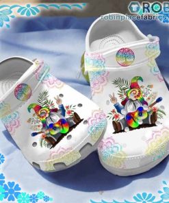Happy Hippie Gnome Pattern Crocs Clog Shoes