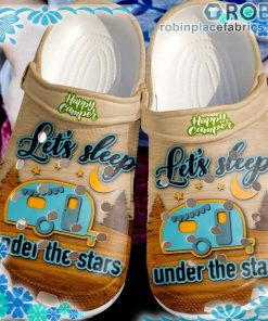 Let’s Sleep Under The Stars Camping Crocs Clog Shoes