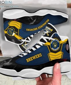 milwaukee brewers air jordan 13 sneakers mlb baseball jd13 126 T4JAs