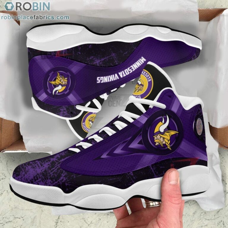 Minnesota Vikings Air Jordan Sneakers 13 NFL – JD13