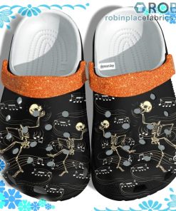 Musician Skeleton Crocs Clog Shoes