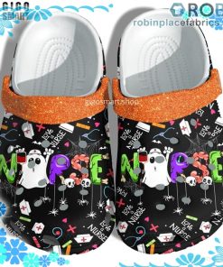 Nurse Boo Costume Crocs Clog Shoes