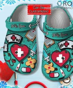Nurse Doctor Item Chibi Crocs Clog Shoes Customize Name