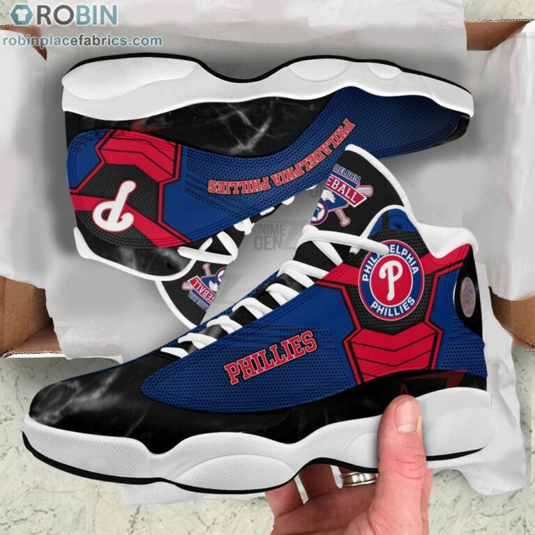 Philadelphia Phillies Air Jordan 13 Sneakers MLB Baseball – JD13