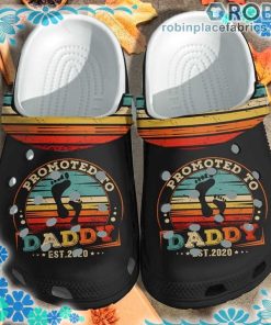 Promoted To Daddy 2022 Crocs Clog Shoes