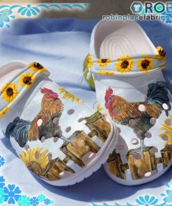 Rooster at Morning Crocs Clog Shoes