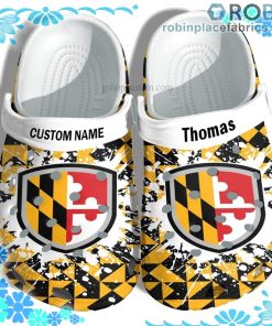 University of Maryland Baltimore County Graduation Crocs Clog Shoes Customize Name